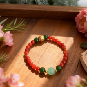 D234 Prosperity Dragon & Phoenix Bead Bracelet（Random style）