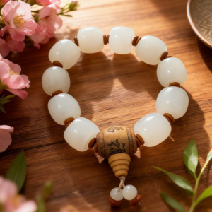 D154 White Fortune Bracelet