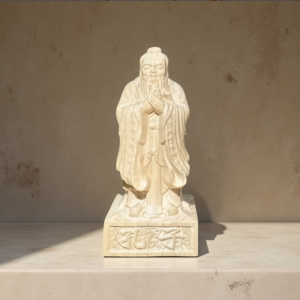 D129 Peachwood Confucius (Small Size)