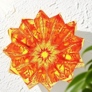D69 Golden Lotus (Traditional Paper Craft)
