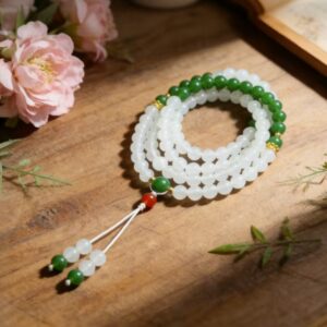D244 Jade bead chain