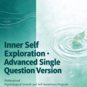 T50 Inner Self Exploration · Advanced Single Question Version